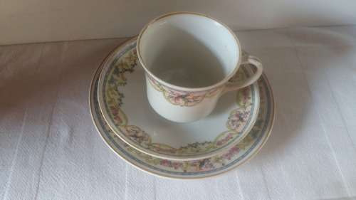 Vintage CZECHOSLOVAKIA MZ porcelain Tea Trio