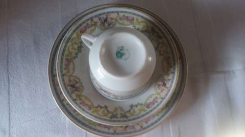 Vintage CZECHOSLOVAKIA MZ porcelain Tea Trio