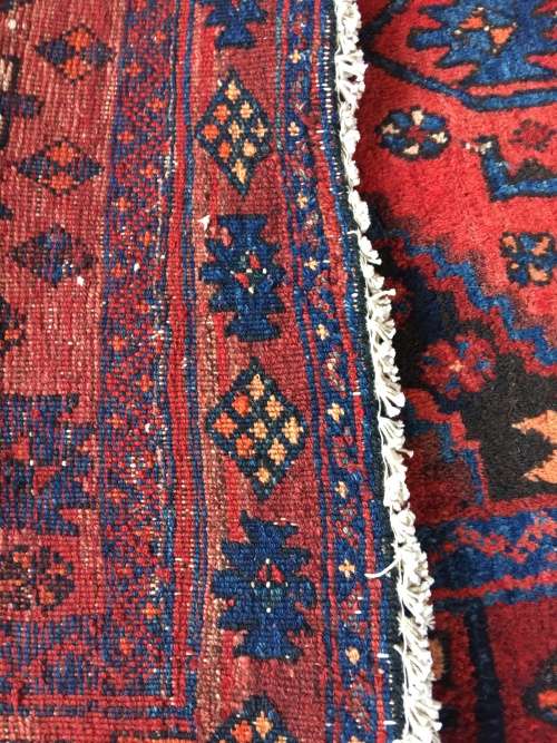 GORGEOUS GENUINE WOOL HAND KNOTTED HAMADAN PERSIAN RUNNER 3000 X 1050mm