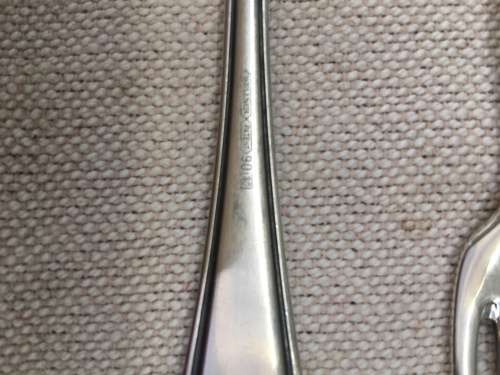 WOW !!!! A BEAUTIFUL BOXED SET OF WELLNER GERMAN SILVER PLATE CUTLERY 1930,s all clearly marked