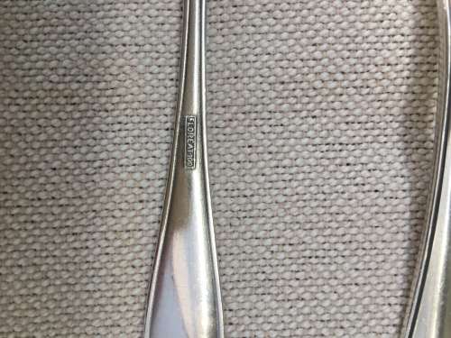 WOW !!!! A BEAUTIFUL BOXED SET OF WELLNER GERMAN SILVER PLATE CUTLERY 1930,s all clearly marked