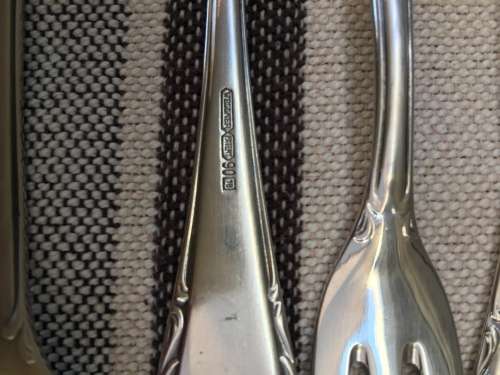 WOW !!!! A BEAUTIFUL BOXED SET OF WELLNER GERMAN SILVER PLATE CUTLERY 1930,s all clearly marked