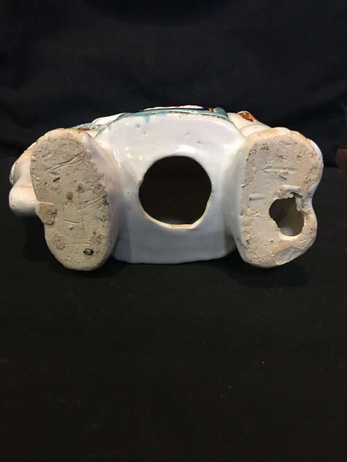 WOW !!! A GORGEOUS ORIENTAL CERAMIC ELEPHANT PLANT STAND