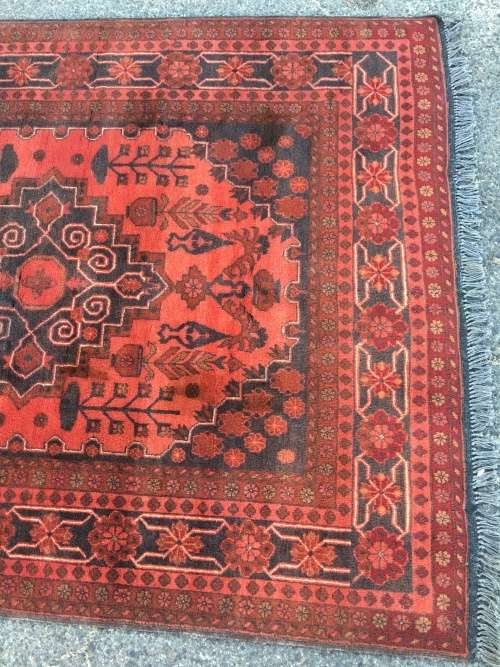 GORGEOUS GENUINE WOOL HAND KNOTTED PAKISTAN PERSIAN CARPET  1490 X 2000mm