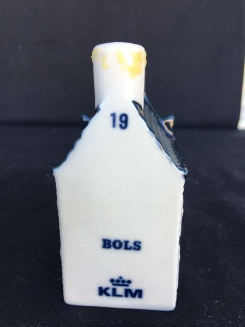 DELFT PORCELAIN KLM HOUSE NUMBERED No 19 empty an unsealed