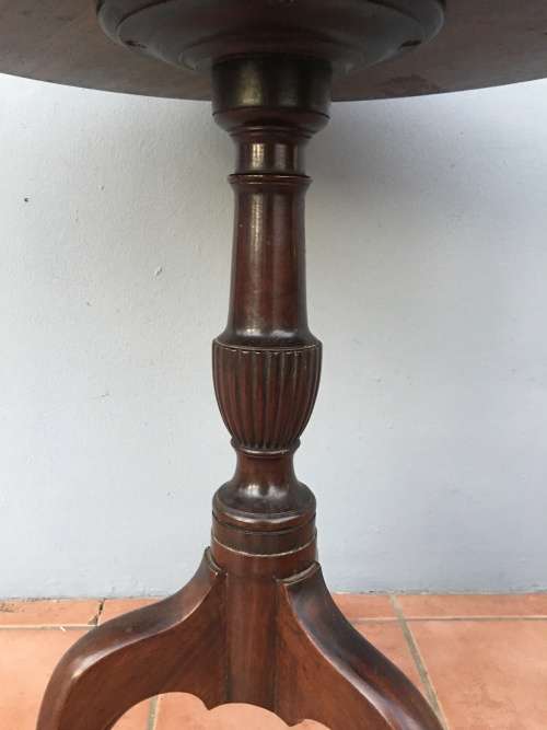 WOW !!!!! EXQUISITE ANTIQUE LEATHER INLAID 3 DRAWER DRUM TOP TABLE