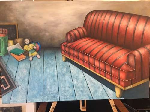 Clearance !!! Investment art !!! Adriaan De Lange original oil on canvas - Gallery retail R168000.00