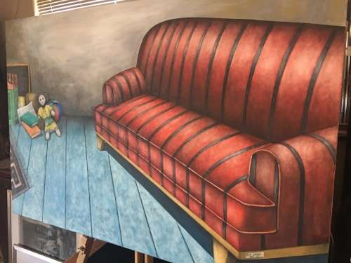 Clearance !!! Investment art !!! Adriaan De Lange original oil on canvas - Gallery retail R168000.00