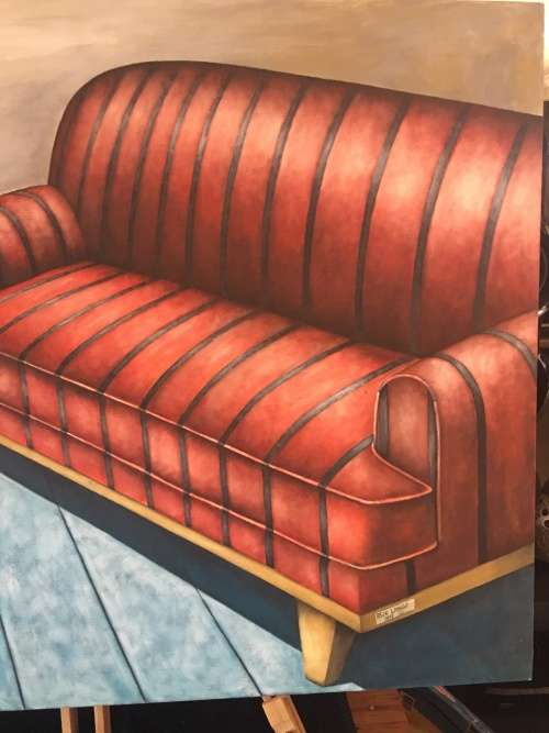 Clearance !!! Investment art !!! Adriaan De Lange original oil on canvas - Gallery retail R168000.00