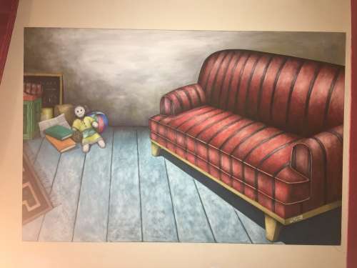 Clearance !!! Investment art !!! Adriaan De Lange original oil on canvas - Gallery retail R168000.00