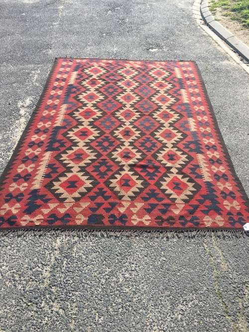 WOW !!! BEAUTIFUL LARGE AFGHAN GALMORI KELIM  PERSIAN CARPET  3000 X 2010mm