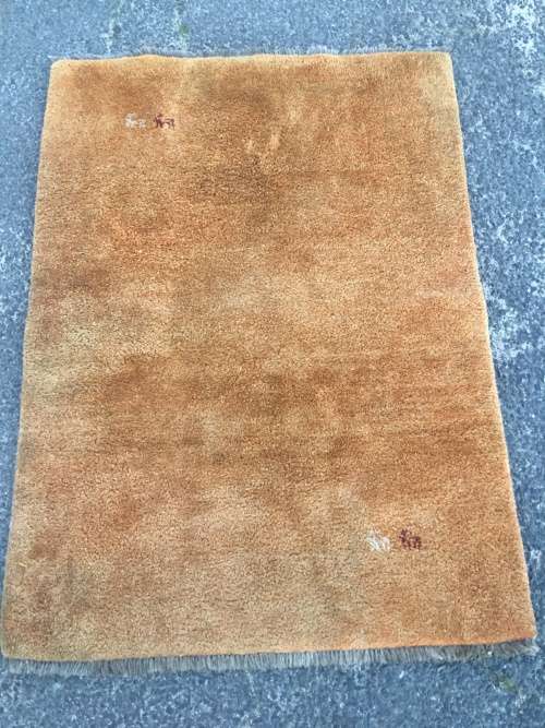 WOW reduced special !! BEAUTIFUL PURE WOOL THICK PILE GABBEH PERSIAN CARPET 1500 X 1070mmm