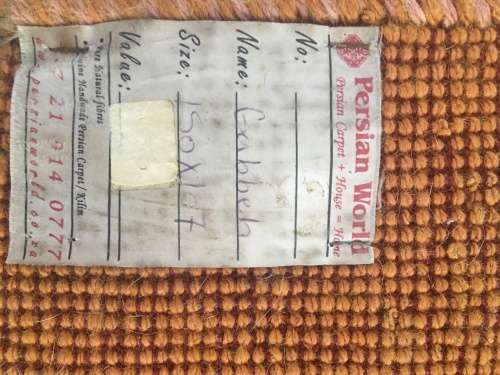 WOW reduced special !! BEAUTIFUL PURE WOOL THICK PILE GABBEH PERSIAN CARPET 1500 X 1070mmm