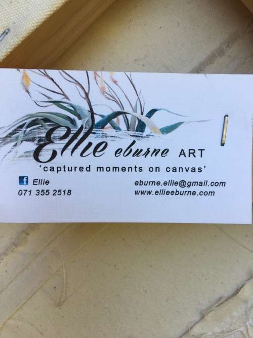 WOW !!! Large Ellie Eburne original oil on canvas "Captured Moments" signed  750 x 1000mm