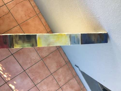 WOW !!! Large Ellie Eburne original oil on canvas "Captured Moments" signed  750 x 1000mm