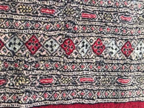 STUNNING !!!  LARGE PURE WOOL HAND MADE MORI BOKHARA PERSIAN CARPET 3040 X 2140mm