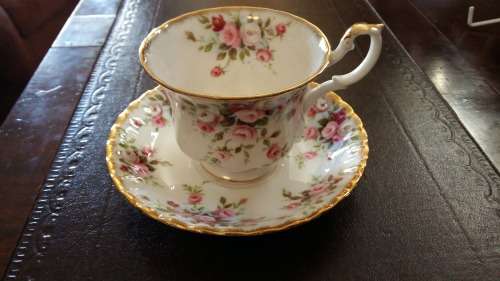 Vintage Royal Albert, "Cottage Garden" Pattern Duo.  1970 (1)