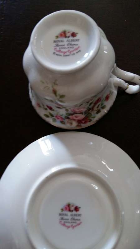 Vintage Royal Albert, "Cottage Garden" Pattern Duo.  1970 (1)