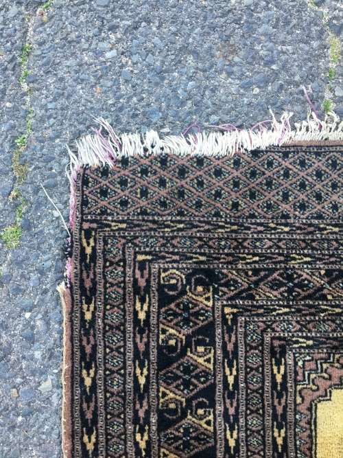 PURE WOOL HAND MADE BOKHARA PERSIAN CARPET 1550 X 920mm