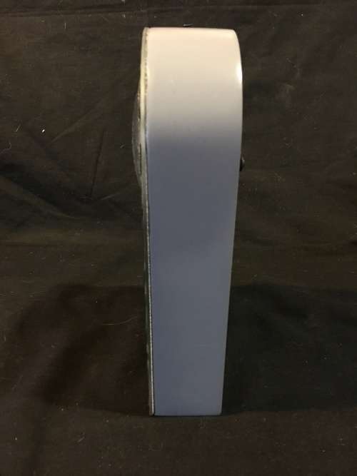 WOW !! STUNNING ZEBRA STYLED MIRROR FRONTED BATTERY OPERATED BEDSIDE CLOCK