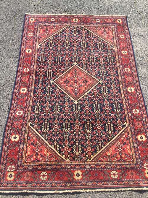 WOW !!!! GORGEOUS PURE WOOL MALAYER PERSIAN CARPET 2000 X 1300mm