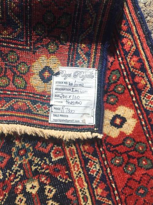 WOW !!!! GORGEOUS PURE WOOL MALAYER PERSIAN CARPET 2000 X 1300mm