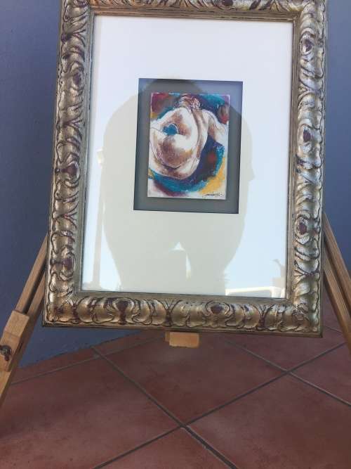 STUNNING!!! NUDE WATER COLOR BY FAMOUS S.A.ARTIST JAN VISSER 1995 - EXCELLENT INVESTMENT