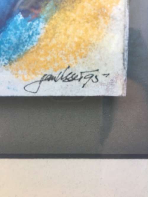 STUNNING!!! NUDE WATER COLOR BY FAMOUS S.A.ARTIST JAN VISSER 1995 - EXCELLENT INVESTMENT