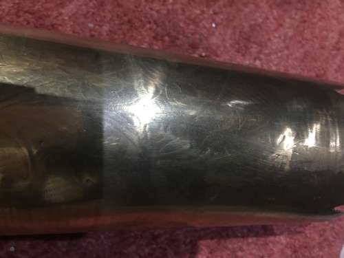 STUNNING CANNON SHELL TRENCH ART CIRCA 1915 clearly marked