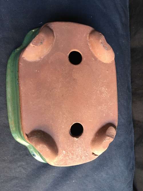 GLAZED JAPANESE BONSAI POT