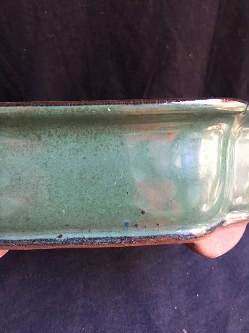 GLAZED JAPANESE BONSAI POT