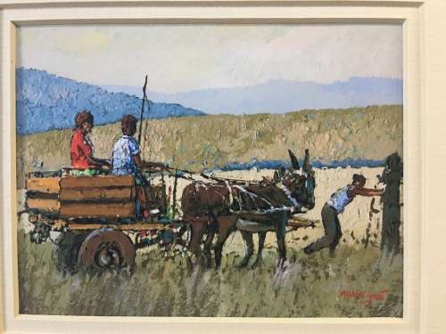 WOW !!! FABULOUS FRAMED PRINT BY GRAND MASTER SA ARTIST MALACHI SMITH