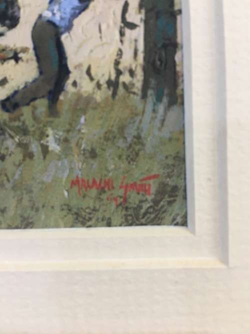 WOW !!! FABULOUS FRAMED PRINT BY GRAND MASTER SA ARTIST MALACHI SMITH
