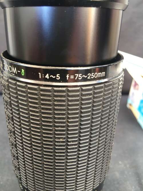 WOW !!! SIGMA ZOOM LENS 75 - 250mm