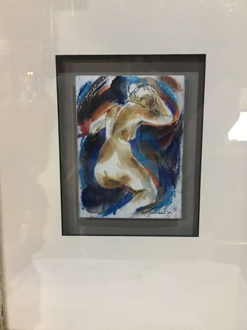 STUNNING!!! NUDE WATER COLOR BY FAMOUS S.A.ARTIST JAN VISSER 1995 - EXCELLENT INVESTMENT
