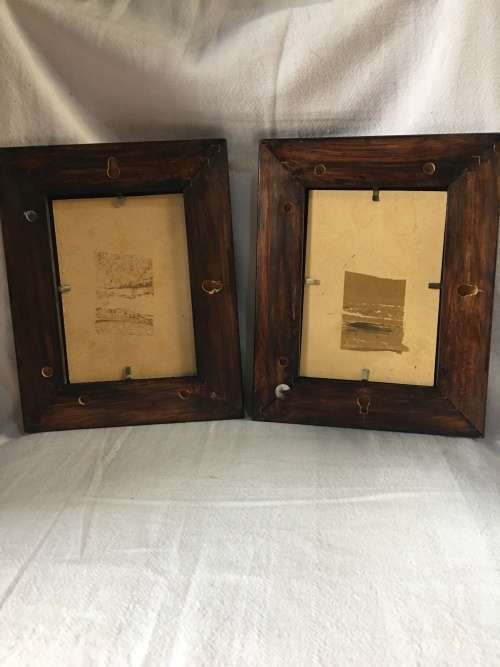 WOW !!! AWESOME PAIR OF SOLID WOODEN PICTURE FRAMES bid per frame