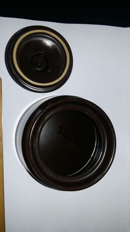 Collectible Vintage, Noritake - Primastone -Genuine stoneware. Japan sugar bowl with lid. 250ml