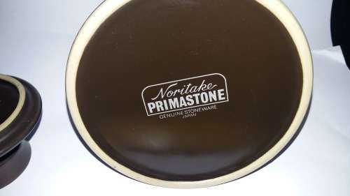 Collectible Vintage, Noritake - Primastone -Genuine stoneware. Japan sugar bowl with lid. 250ml