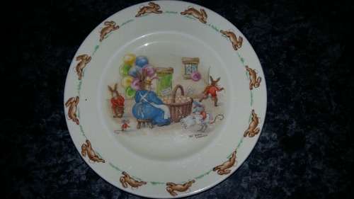 Beautiful Antique Royal Doulton  "BUNNYKINS" side Plate. 16.5 cm Signed