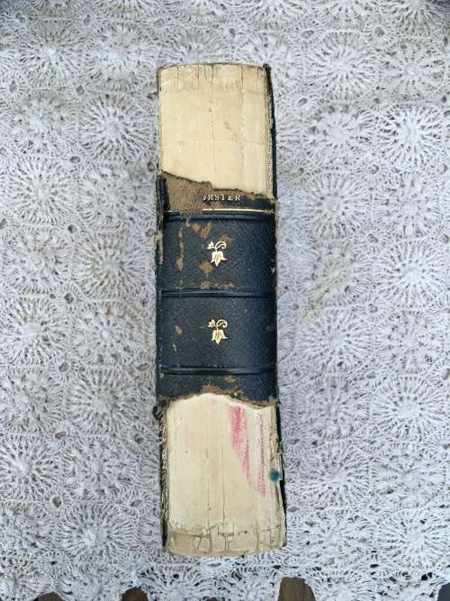 STUNNING ANTIQUE BOOK "THE LIFE OF CHARLES DICKENS" BY JOHN FORSTER DATED AS A GIFT IN 1911