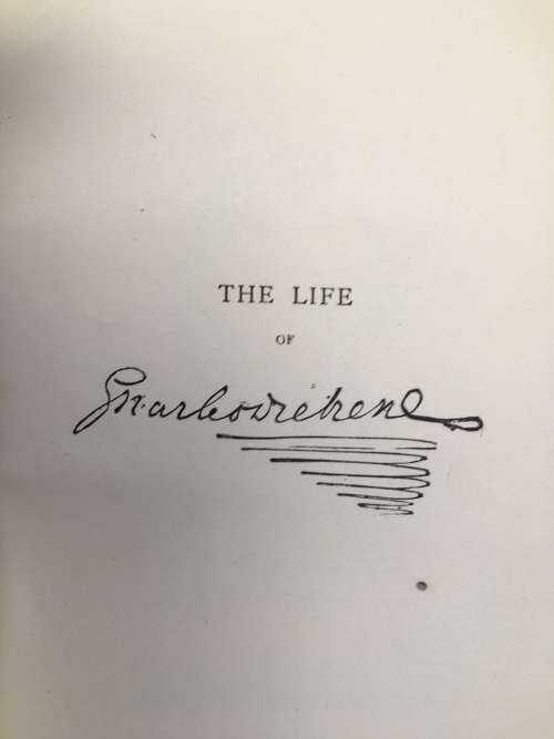 STUNNING ANTIQUE BOOK "THE LIFE OF CHARLES DICKENS" BY JOHN FORSTER DATED AS A GIFT IN 1911