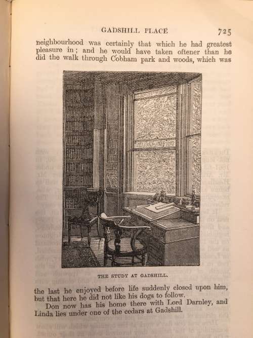 STUNNING ANTIQUE BOOK "THE LIFE OF CHARLES DICKENS" BY JOHN FORSTER DATED AS A GIFT IN 1911