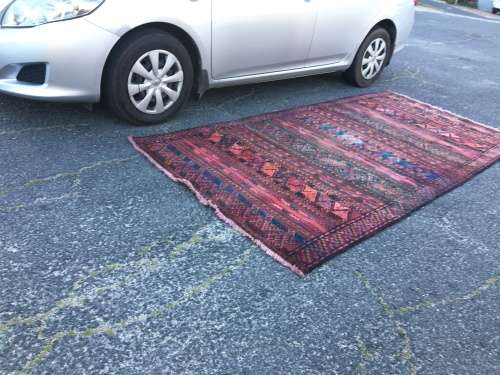 WOW !! STUNNING PURE WOOL ANTIQUE SIRJAN CROCHET KELIM PERSIAN CARPET FROM SOUTHERN IRAN 1450 X 3000