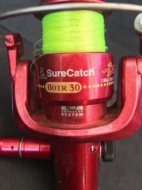 WOW !! SURECATCH HOTR 30 FISHING REEL IN EXCELLENT WORKING CONDITION