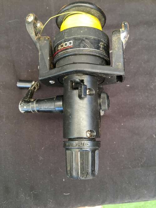 WOW !! SHIMANO EX 4000 DYNA BALANCE SPINNING FISHING REEL IN A USED BUT WORKING CONDITION