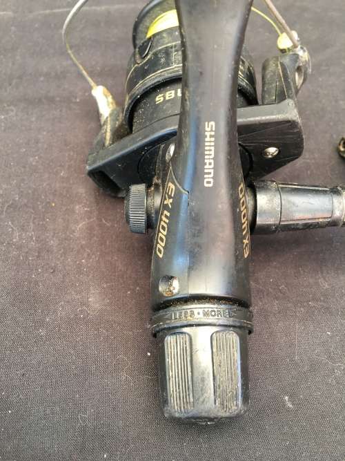WOW !! SHIMANO EX 4000 DYNA BALANCE SPINNING FISHING REEL IN A USED BUT WORKING CONDITION