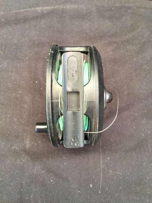 WOW !! VINTAGE MARADO BASIS F G67 TROUT FLY FISHING REEL WITH LINE AND WORKING PERFECTLY