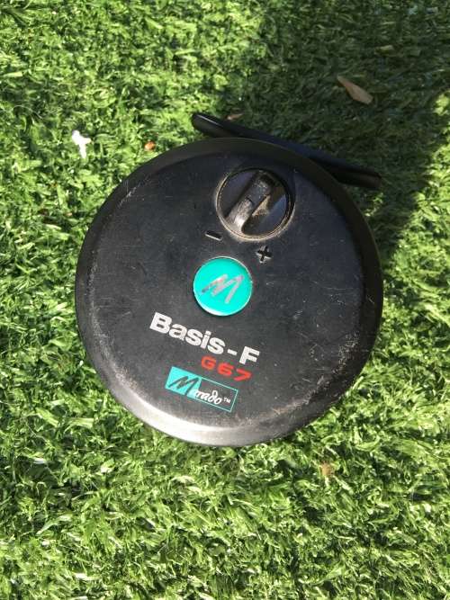 WOW !! VINTAGE MARADO BASIS F G67 TROUT FLY FISHING REEL WITH LINE AND WORKING PERFECTLY