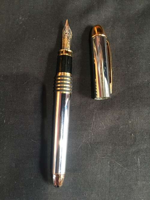 WOW !!!!! VINTAGE MINKA IRIDIUM TIPPED FOUNTAIN PEN perfect for calligraphy IN EXCELLENT CONDITION