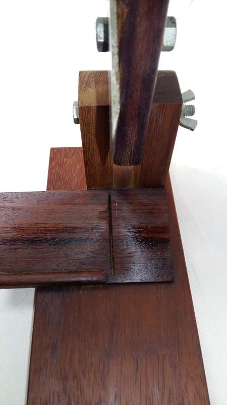 A Stunning Vintage Black Wood Bilton Cutter, From Knysna with vintage green felt underneath.